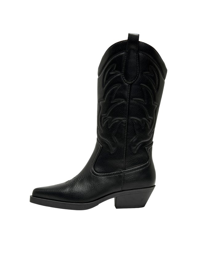 ONLY Faux leather cowboy boots - 15304379