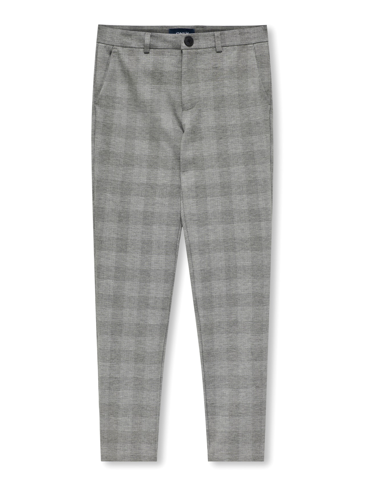 ONLY Classic trousers -Medium Grey Denim - 15304381