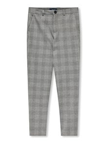 ONLY Wide Leg Fit Trousers -Medium Grey Denim - 15304381