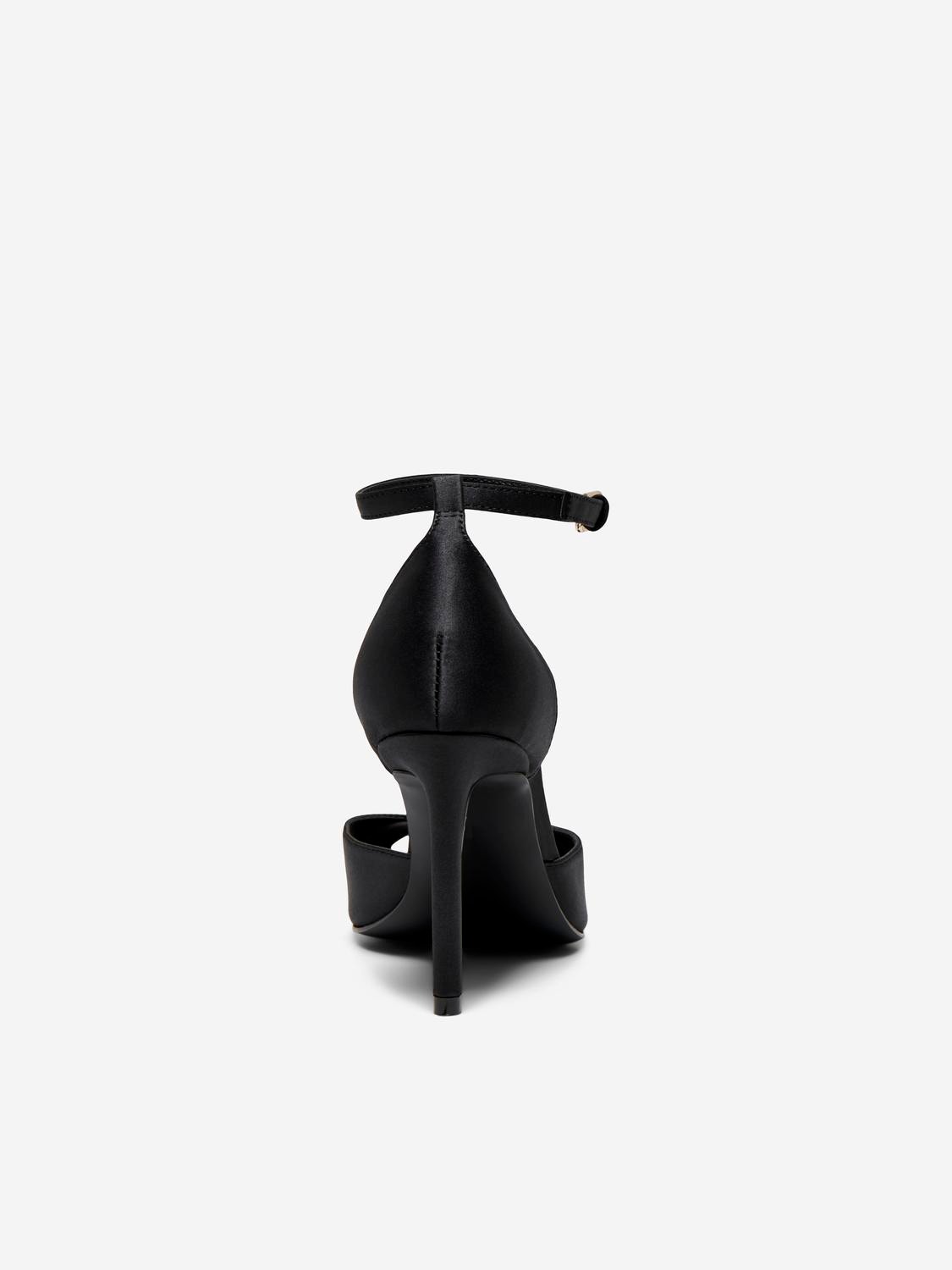 ONLY offene Spitze Verstellbarer Träger Schuhe mit Absatz -Black - 15304393