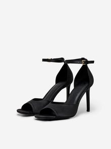 ONLY Open toe Adjustable strap Heels -Black - 15304393