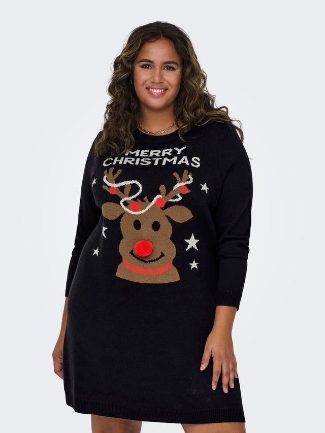 ONLY Curvy christmas knitted dress - 15304475