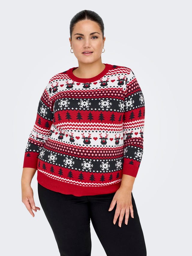 ONLY Rundhals Curve Pullover - 15304479