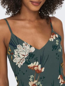ONLY Maxi dress with v-neck and straps -Balsam Green - 15304531