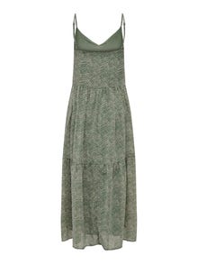 ONLY Maxi dress with v-neck and straps -Sea Spray - 15304531