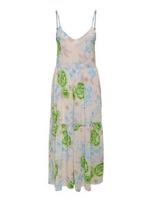 ONLY Maxi dress with v-neck and straps -Heavenly Pink - 15304531