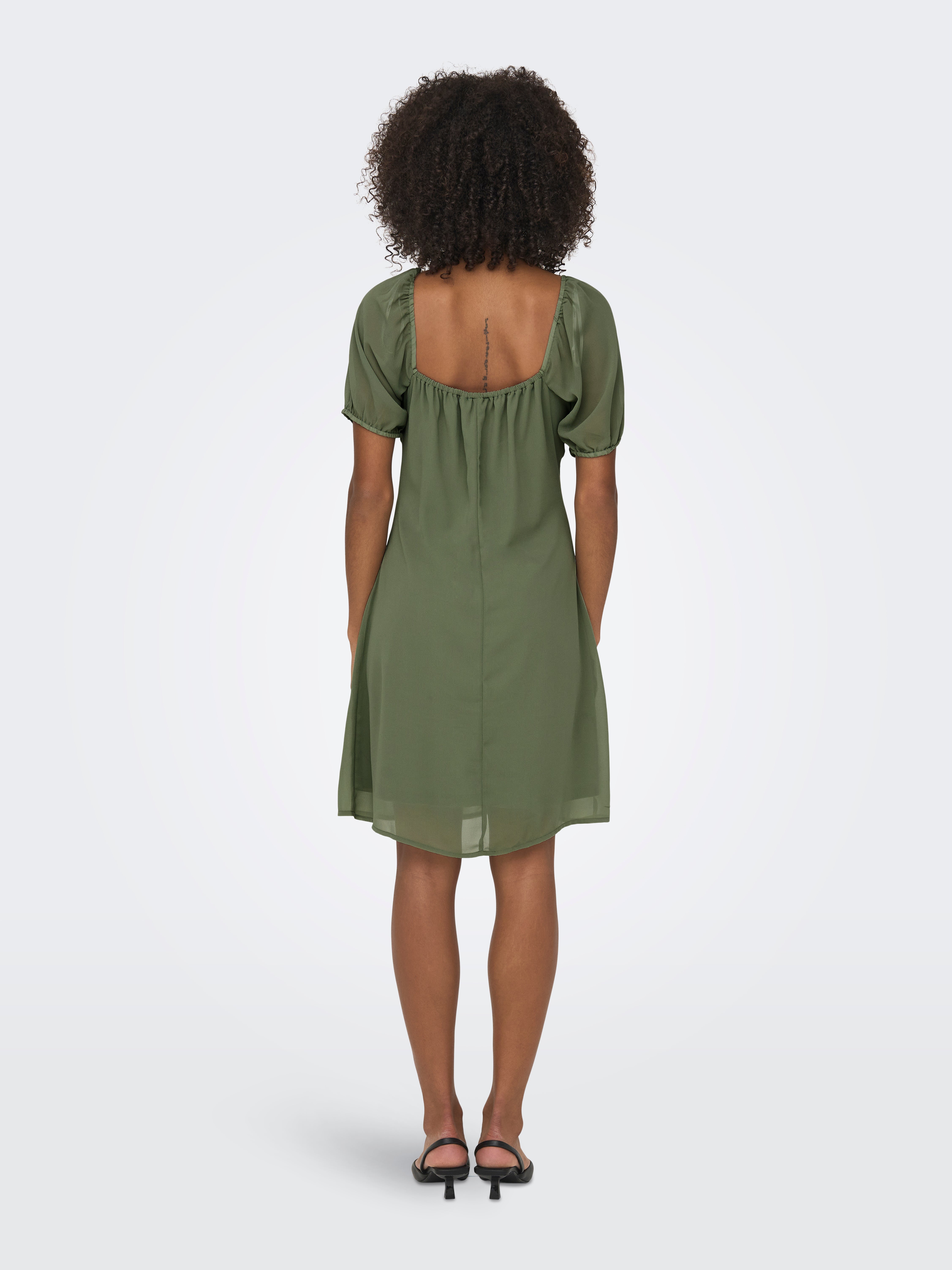 Uo cassia puff sleeve hotsell mini dress