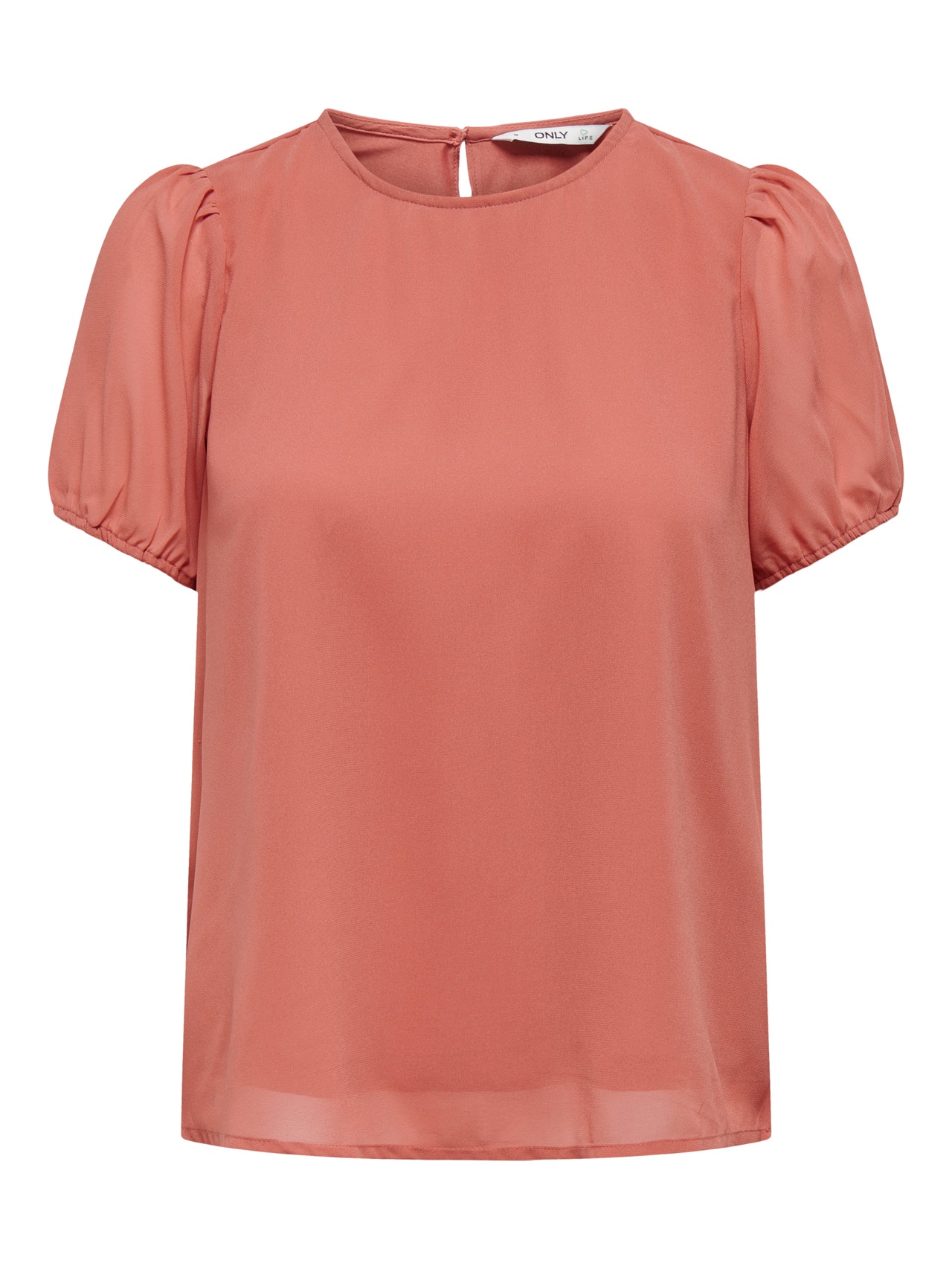 ONLY Regular Fit O-Neck Top -Canyon Rose - 15304558
