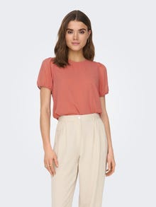 ONLY Regular Fit Round Neck Top -Canyon Rose - 15304558