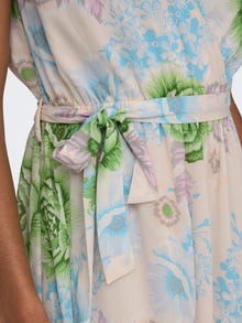 ONLY Locker geschnitten V-Ausschnitt Langes Kleid -Heavenly Pink - 15304561