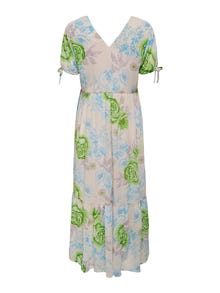 ONLY Maxi dress with v-neck -Heavenly Pink - 15304562
