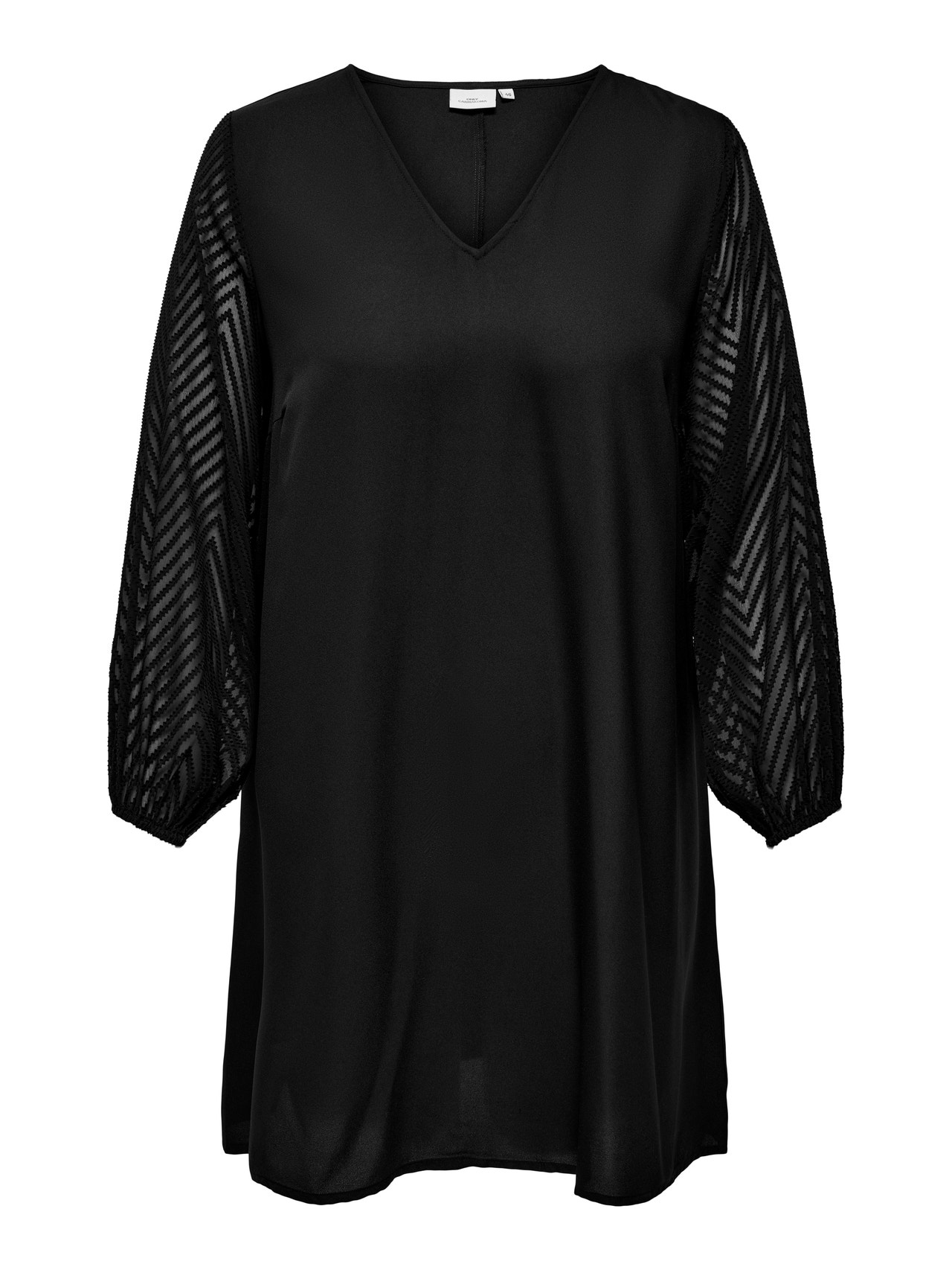ONLY Curvy dress with v-neck -Black - 15304565