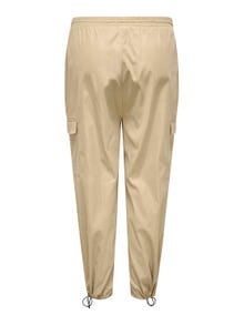 ONLY Pantalons cargo Regular Fit Taille moyenne Élastique Poignets ou bas élastiqués -Incense - 15304573