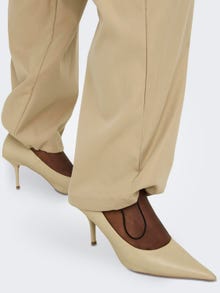 ONLY Pantalons cargo Regular Fit Taille moyenne Élastique Poignets ou bas élastiqués -Incense - 15304573