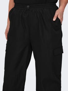 ONLY Curvy cargo pants -Black - 15304573