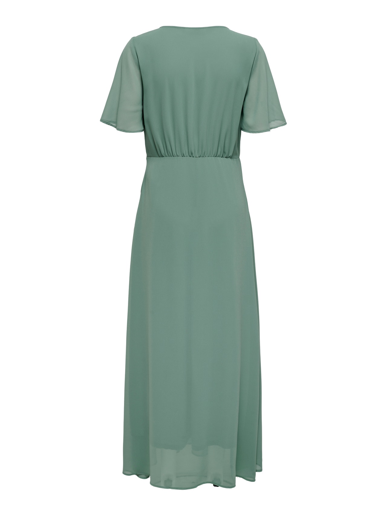 ONLY Robe midi Relaxed Fit Col en V -Chinois Green - 15304574