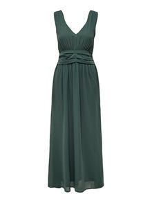 ONLY V-Neck Maxi Dress -Balsam Green - 15304577