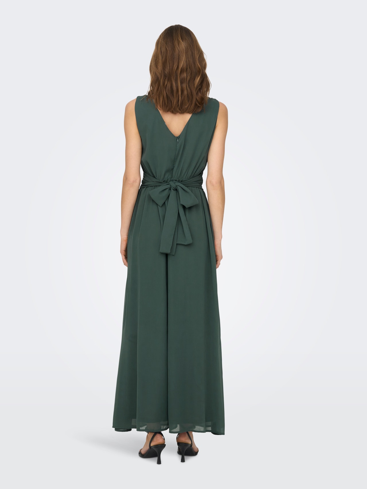 ONLY Robe midi Relaxed Fit Dos nu -Balsam Green - 15304577