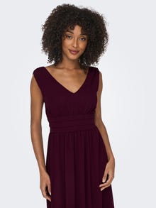 ONLY Relaxed Fit Halterneck Midikjole -Winetasting - 15304577