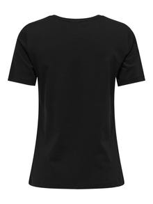 ONLY Regular fit O-hals T-shirts -Black - 15304584