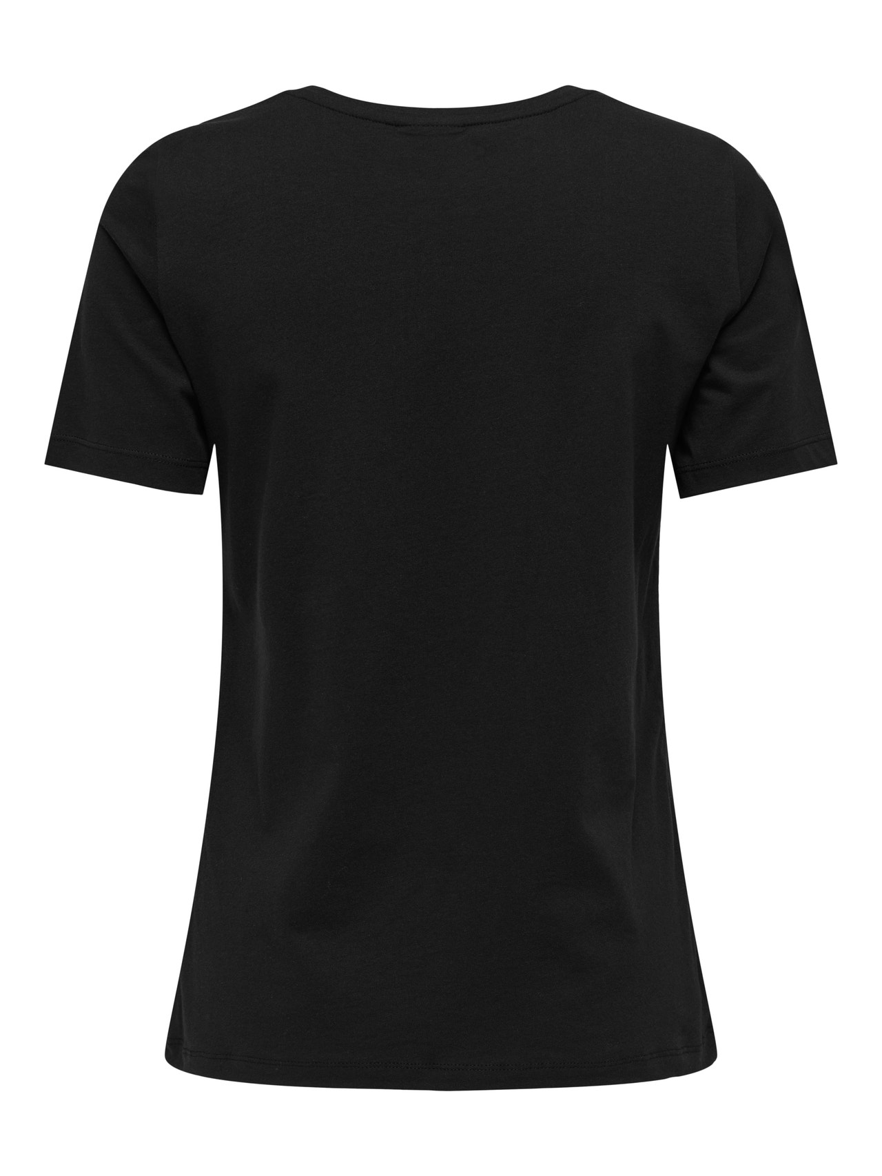 ONLY T-shirts Regular Fit Col rond -Black - 15304584