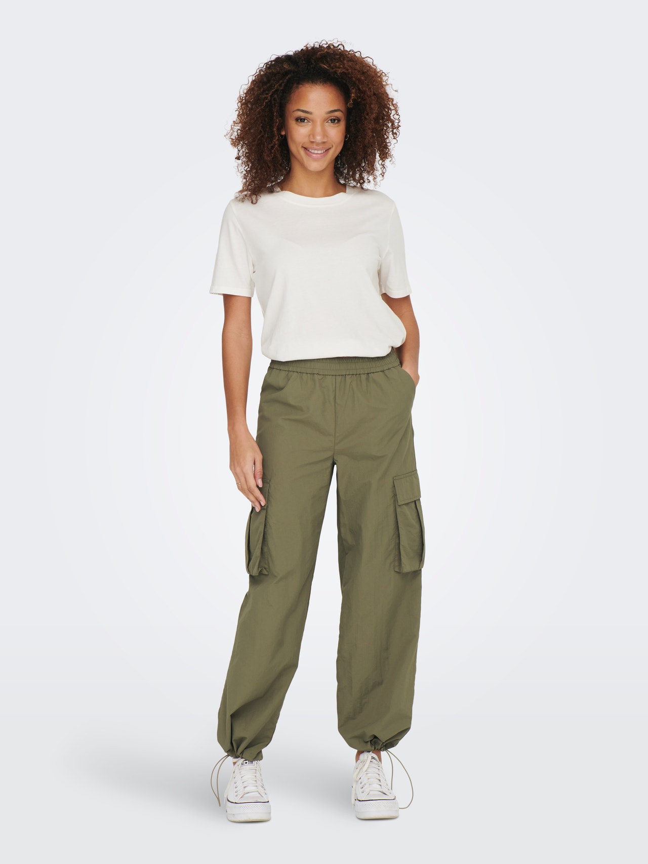 ONLY Cargo trousers with mid waist -Kalamata - 15304585