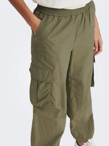 ONLY Pantalons Wide Leg Fit Taille moyenne Élastique -Kalamata - 15304585