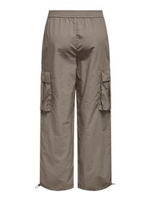 ONLY Cargo trousers with mid waist -Walnut - 15304585