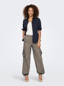 ONLY JDYLORENZO Wide leg fit Cargobukser -Walnut - 15304585