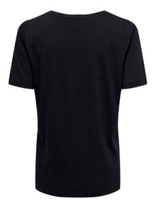 ONLY Regular Fit O-Neck T-Shirt -Black - 15304588
