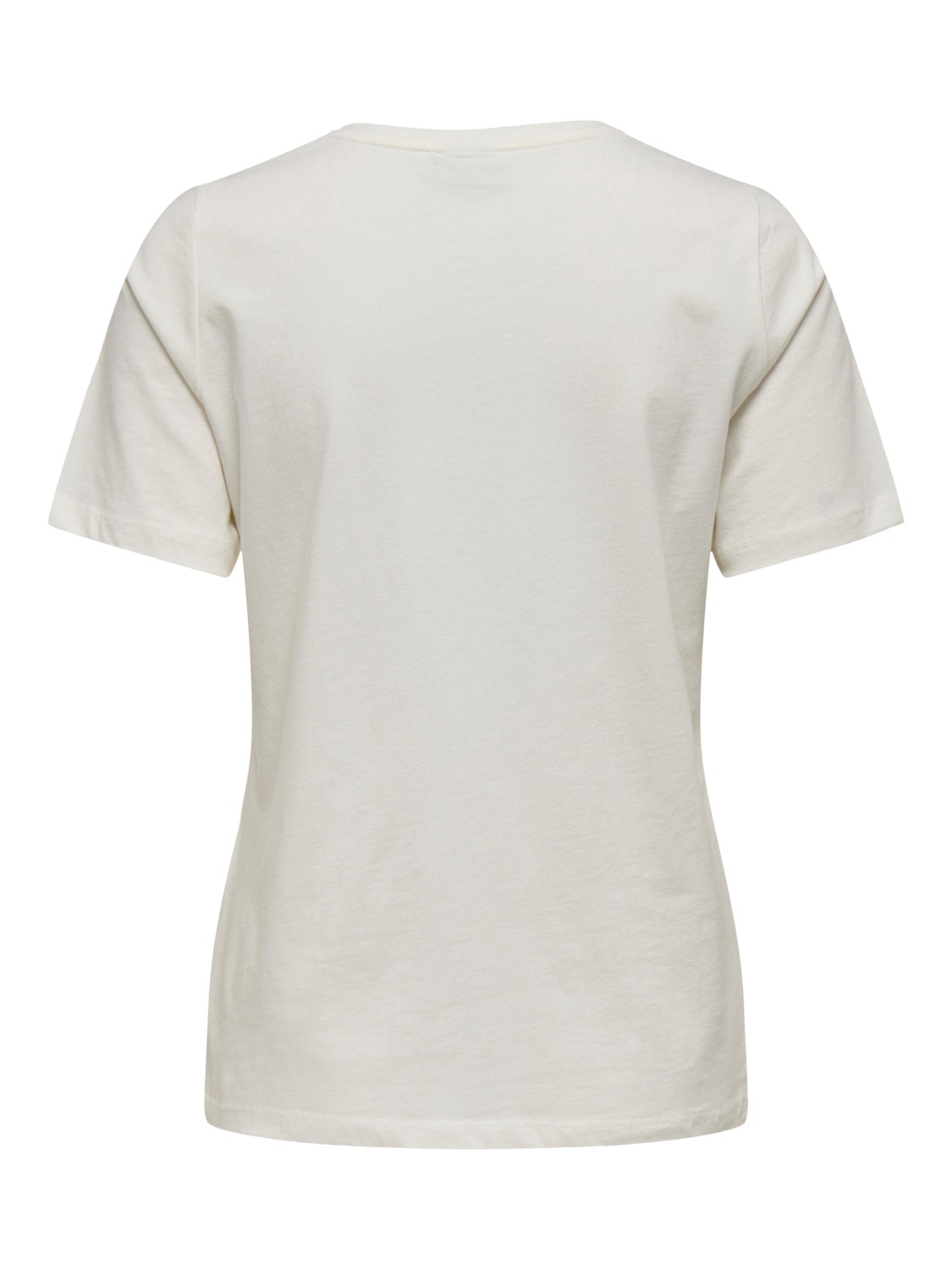 ONLY Regular Fit O-Neck T-Shirt -Cloud Dancer - 15304588