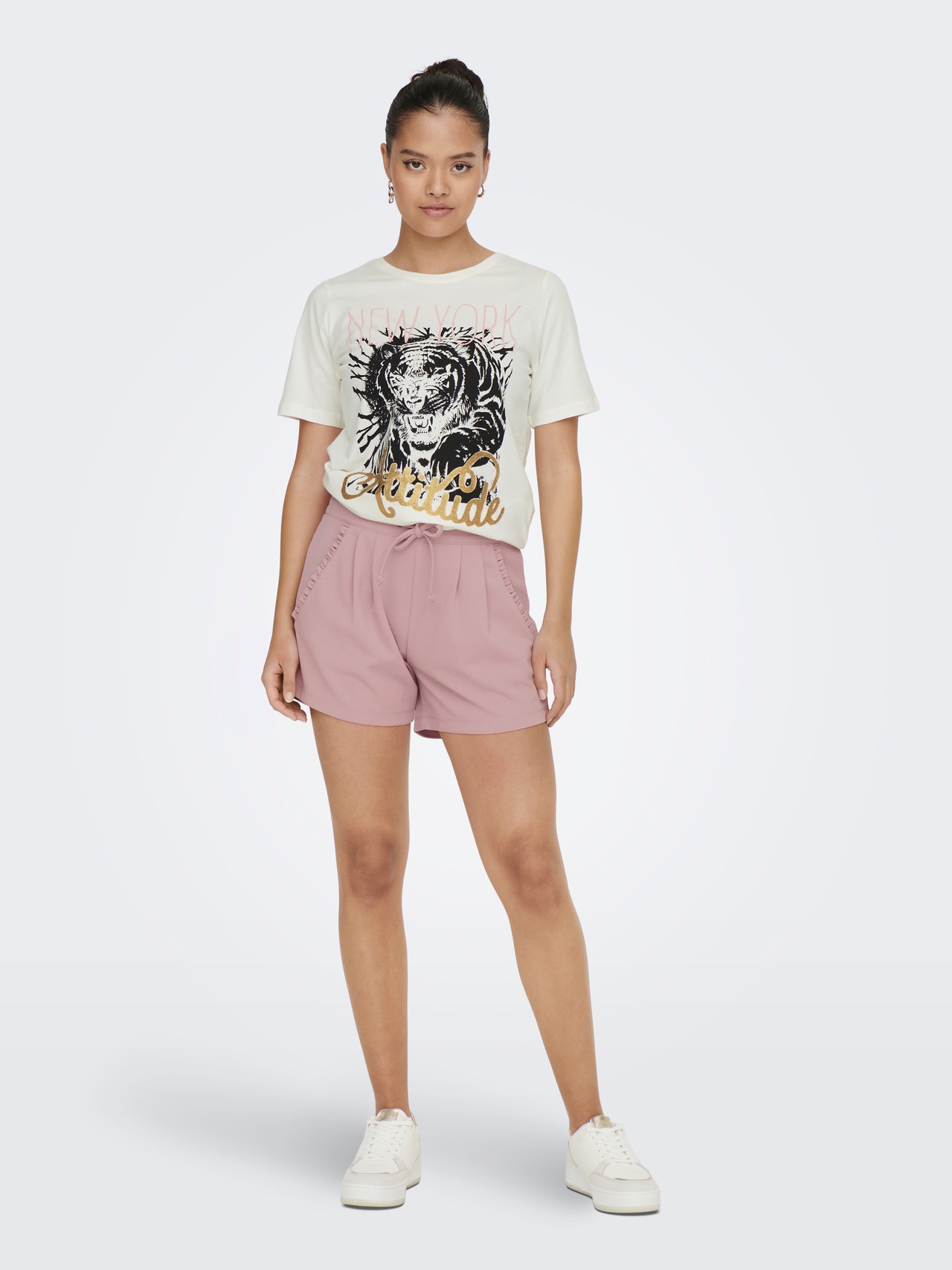 ONLY JDYATTITUDE T-shirt -Cloud Dancer - 15304588