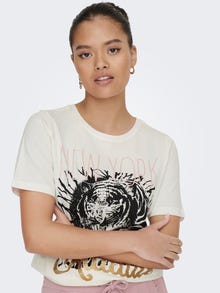 ONLY JDYATTITUDE T-shirt -Cloud Dancer - 15304588