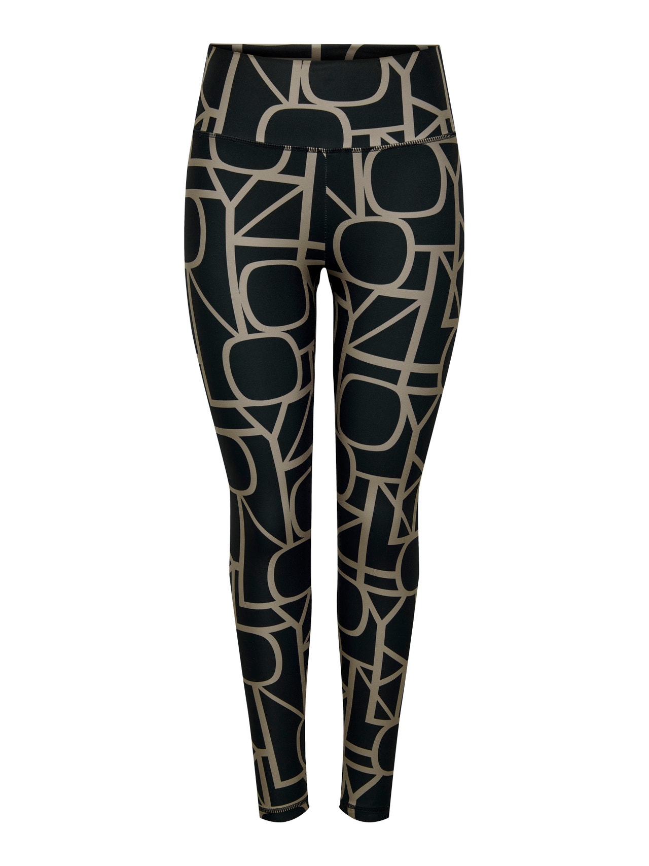 ONLY Mršavo pristajanje Visoki struk Tajice -Black - 15304594