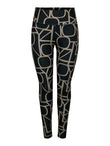 ONLY Mršavo pristajanje Visoki struk Tajice -Black - 15304594