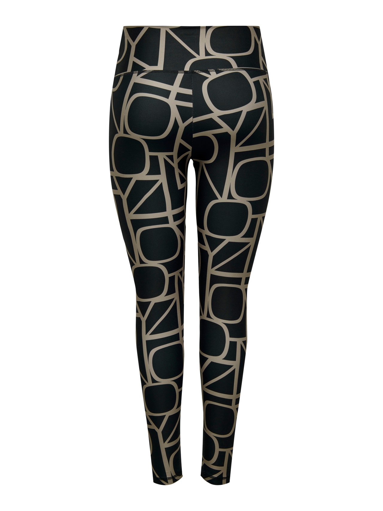 ONLY Mršavo pristajanje Visoki struk Tajice -Black - 15304594