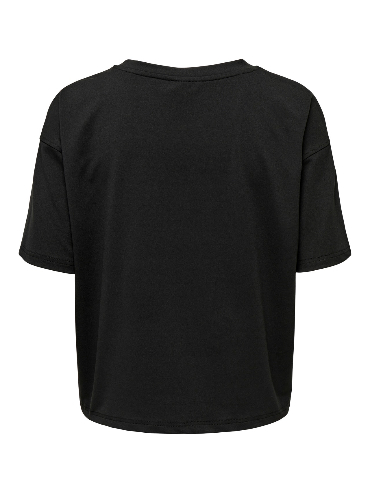 ONLY Camisetas Corte loose Cuello redondo Hombros caídos -Black - 15304595