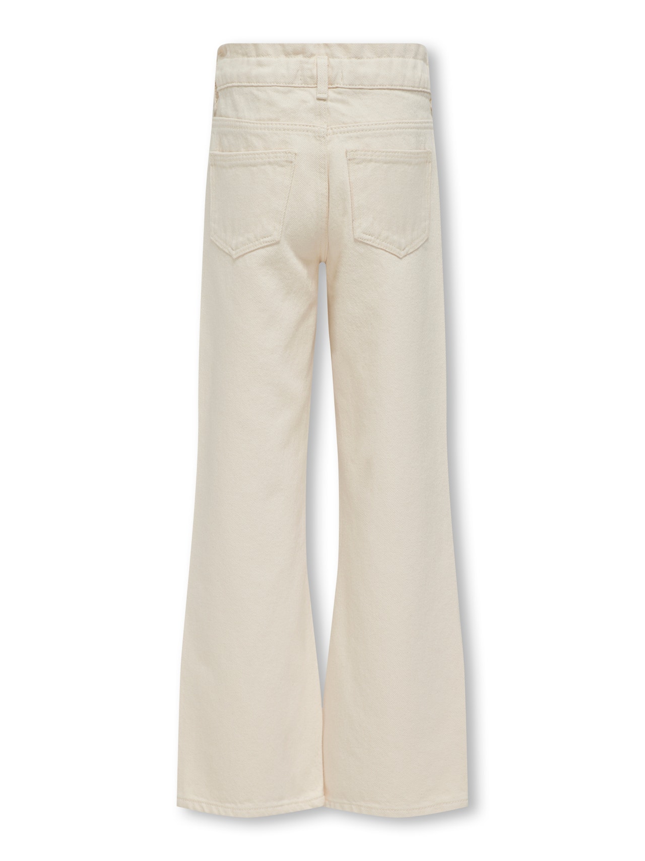 ONLY Wide Leg Fit Jeans -Ecru - 15304608
