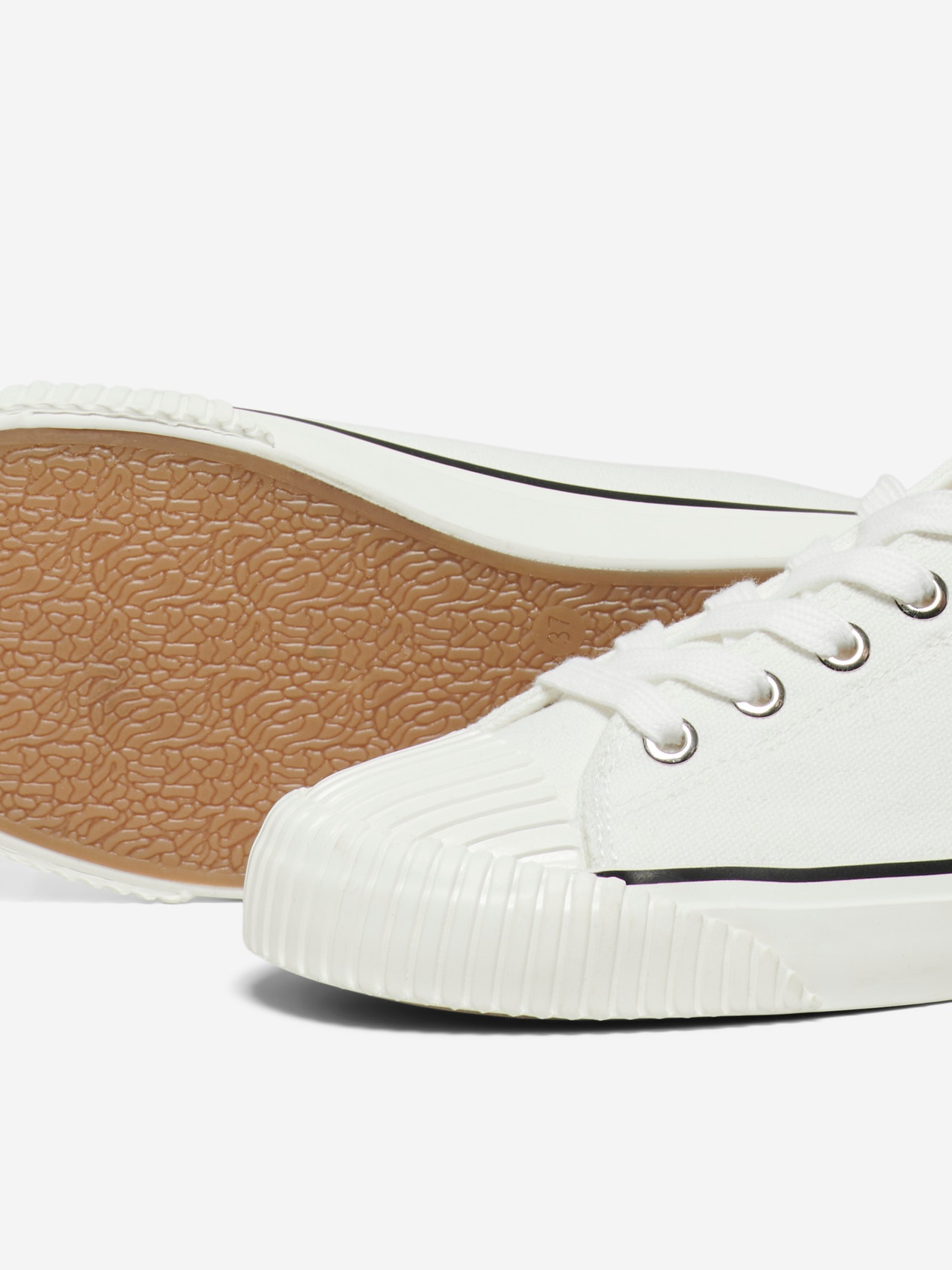 ONLY Mandelformet tå Sneakers -White - 15304619