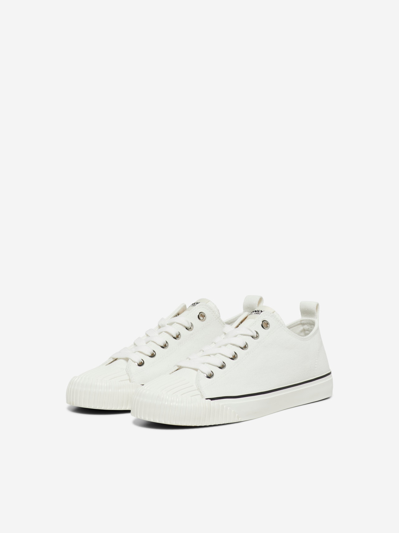 ONLY Mandelformet tå Sneakers -White - 15304619
