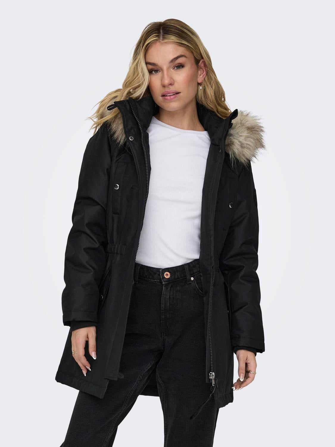 Only manteau best sale fausse fourrure