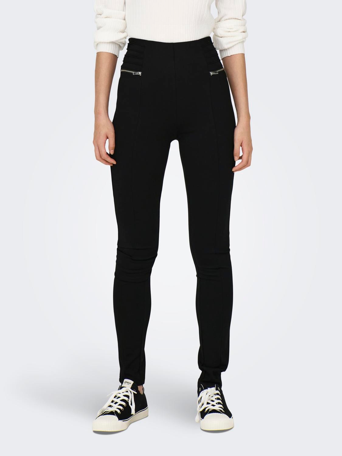 ONLY High waist leggings -Black - 15304688