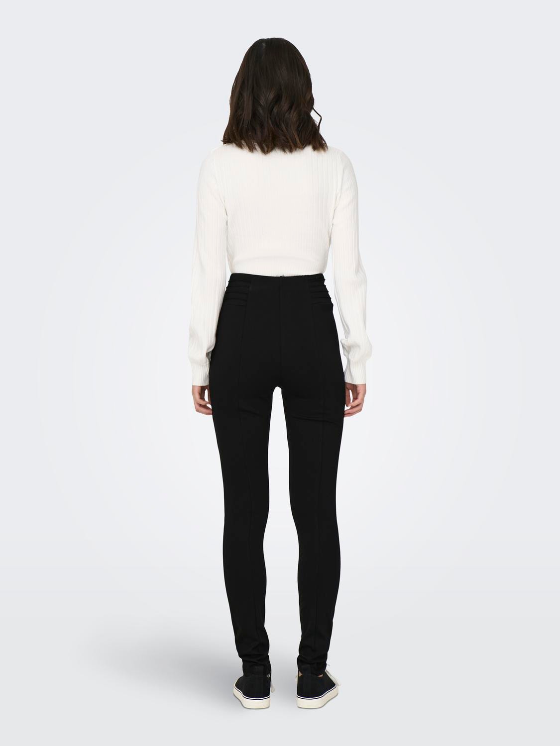 ONLY Leggings Slim Fit Taille haute -Black - 15304688