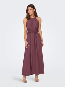 ONLY Relaxed Fit Halterneck Midikjole -Rose Brown - 15304689