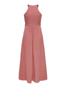 ONLY Relaxed Fit Halter neck Midi dress -Dusty Cedar - 15304689