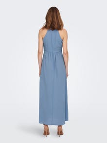 ONLY Relaxed Fit Halter neck Midi dress -English Manor - 15304689