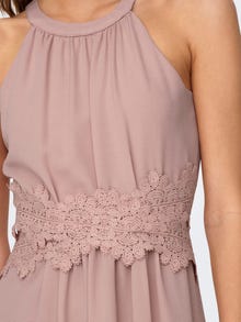 ONLY Maxi Halterneck Dress -Misty Rose - 15304689