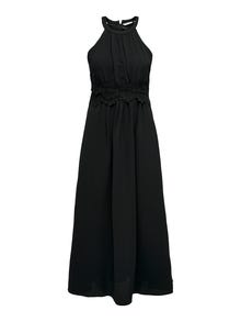 ONLY Robe midi Relaxed Fit Dos nu -Black - 15304689