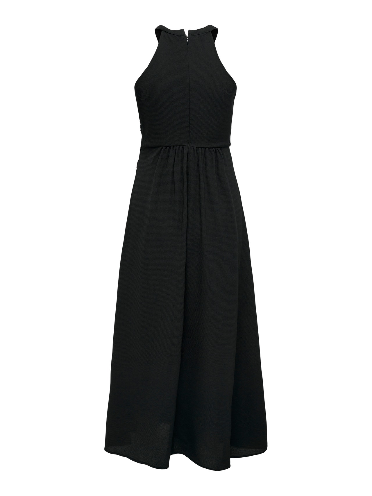 ONLY Relaxed Fit Halter neck Midi dress -Black - 15304689