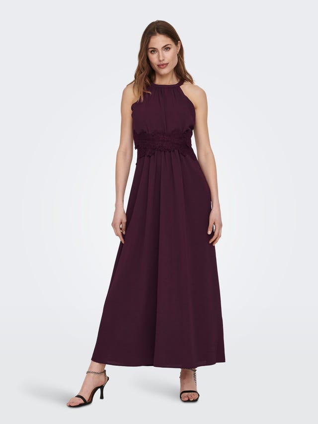 ONLY Relaxed Fit Halter neck Midi dress - 15304689